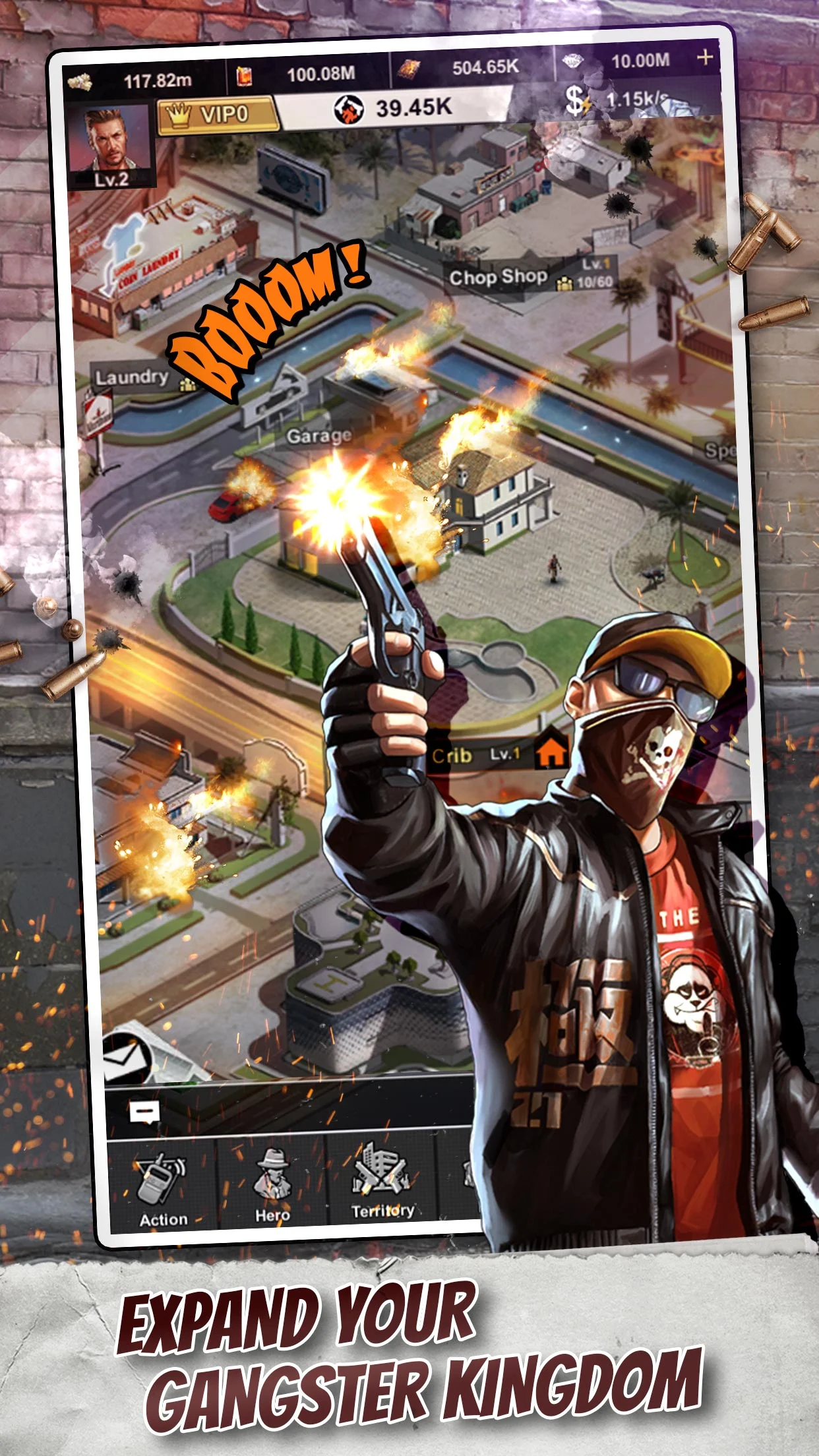 Game screenshot showing game enhancement UI